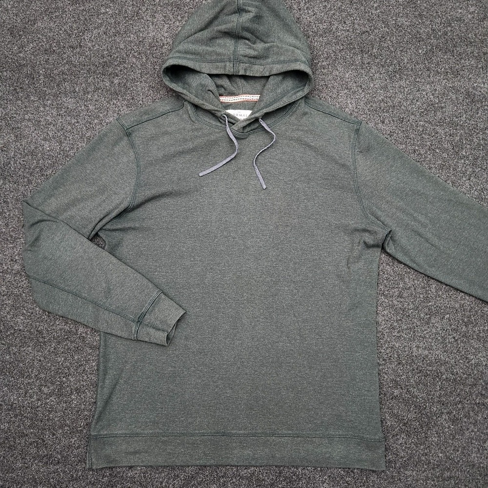 The Normal Brand Mens Medium Green‎ Hoodie Sweatshirt Pullover